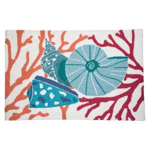 Multi Colored Shell Rug