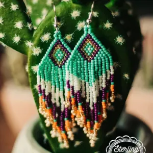 Native Nation Seed Bead Earrings