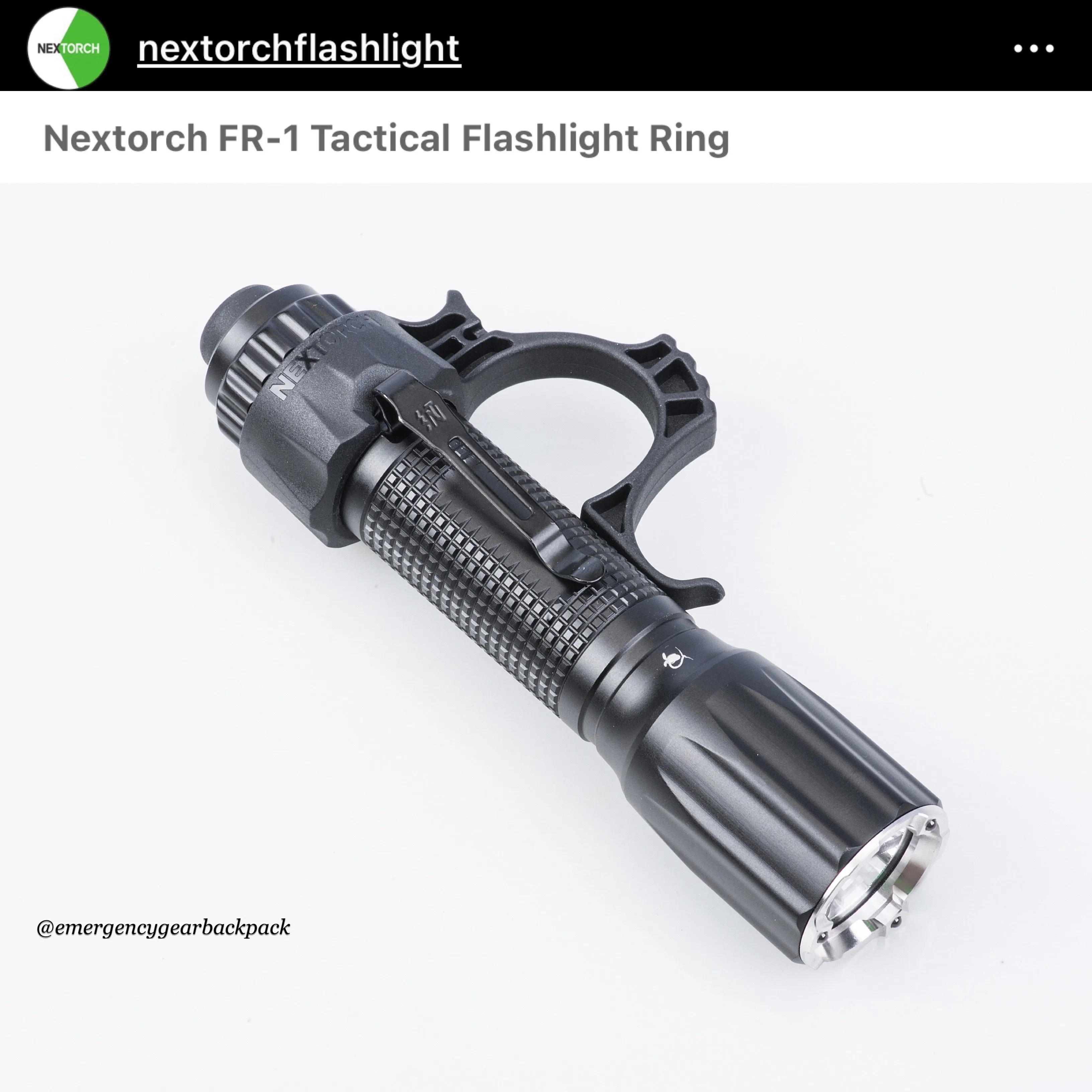 NEXTORCH FR-1 Tactical Flashlight Ring