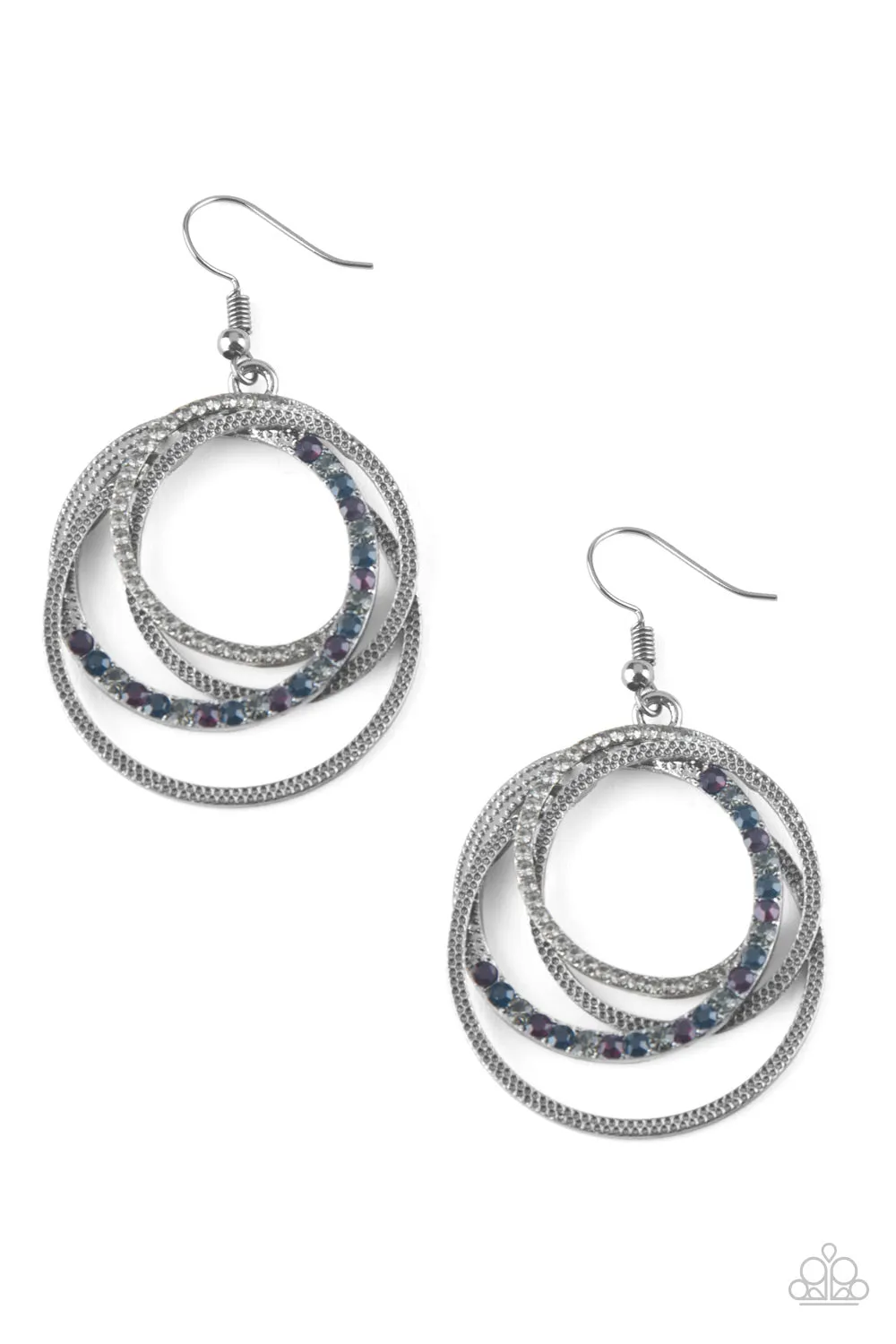 Open Door Jewelry - Elegantly Entangled - Multi Earrings - Paparazzi Accessories
