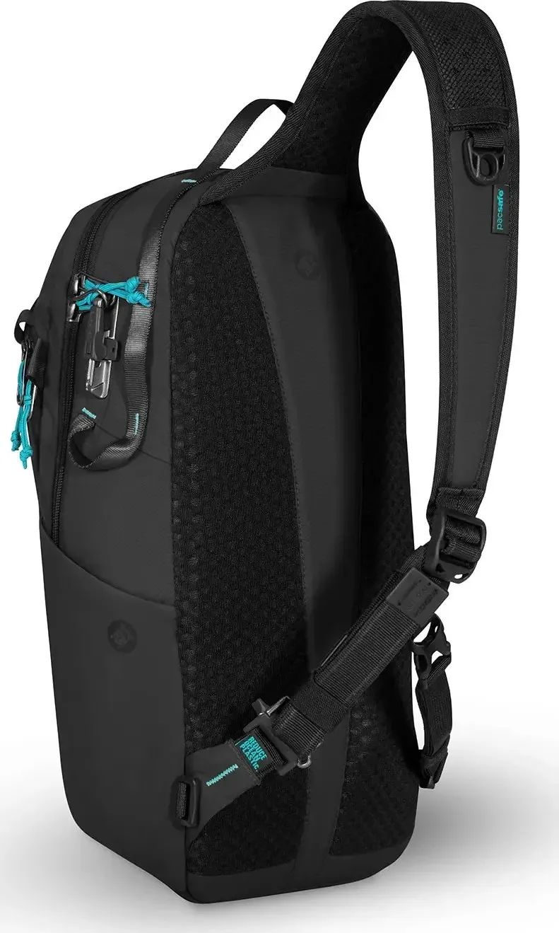 Pacsafe Pacsafe Eco 12L Sling Backpack Econyl Econyl Black | Buy Pacsafe Pacsafe Eco 12L Sling Backpack Econyl Econyl Black here | Outnorth