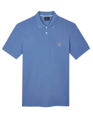 Paul Smith Organic Cotton Zebra Polo Shirt - Blue