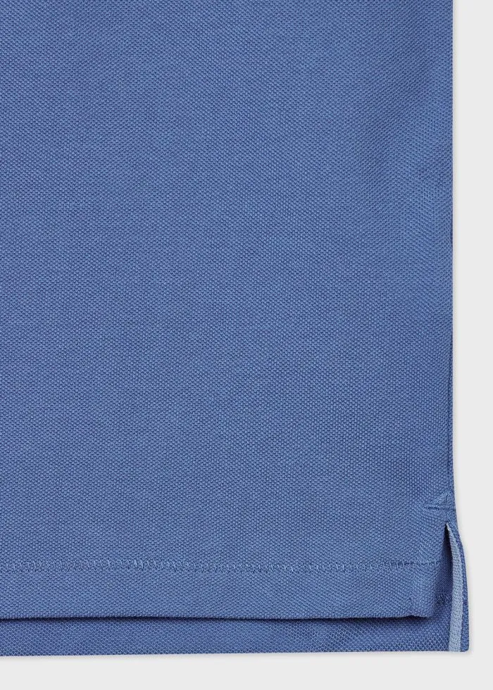 Paul Smith Organic Cotton Zebra Polo Shirt - Blue