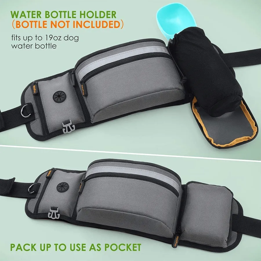 Pet Training Waist Bag, Pet Treat Bag Walking Dog Artifact, Multifunctional Running Training Walking Dog Waist Bag