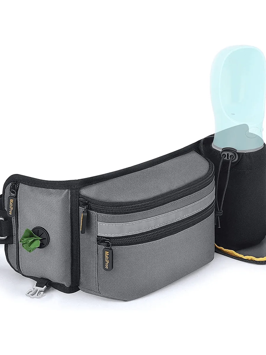 Pet Training Waist Bag, Pet Treat Bag Walking Dog Artifact, Multifunctional Running Training Walking Dog Waist Bag
