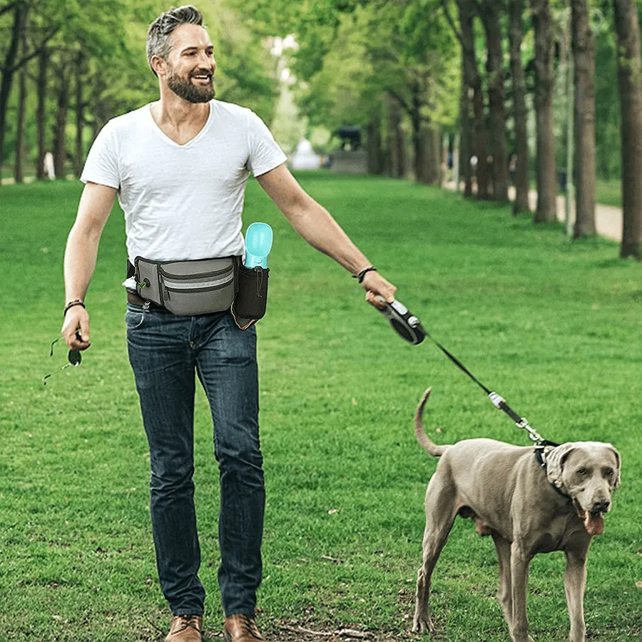 Pet Training Waist Bag, Pet Treat Bag Walking Dog Artifact, Multifunctional Running Training Walking Dog Waist Bag