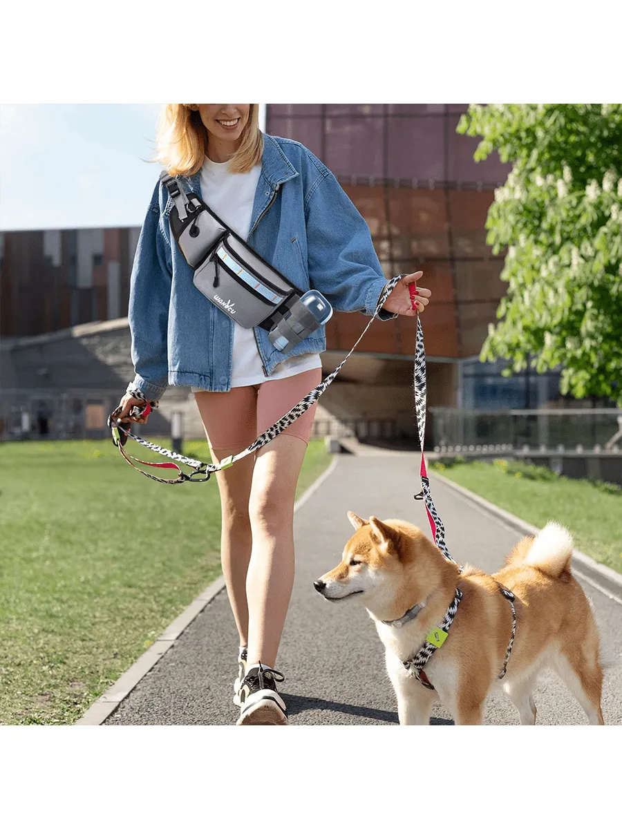 Pet Training Waist Bag, Pet Treat Bag Walking Dog Artifact, Multifunctional Running Training Walking Dog Waist Bag