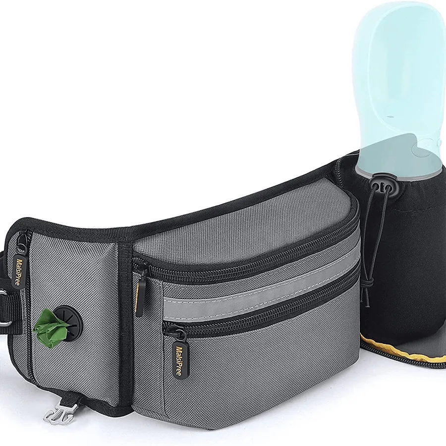 Pet Training Waist Bag, Pet Treat Bag Walking Dog Artifact, Multifunctional Running Training Walking Dog Waist Bag