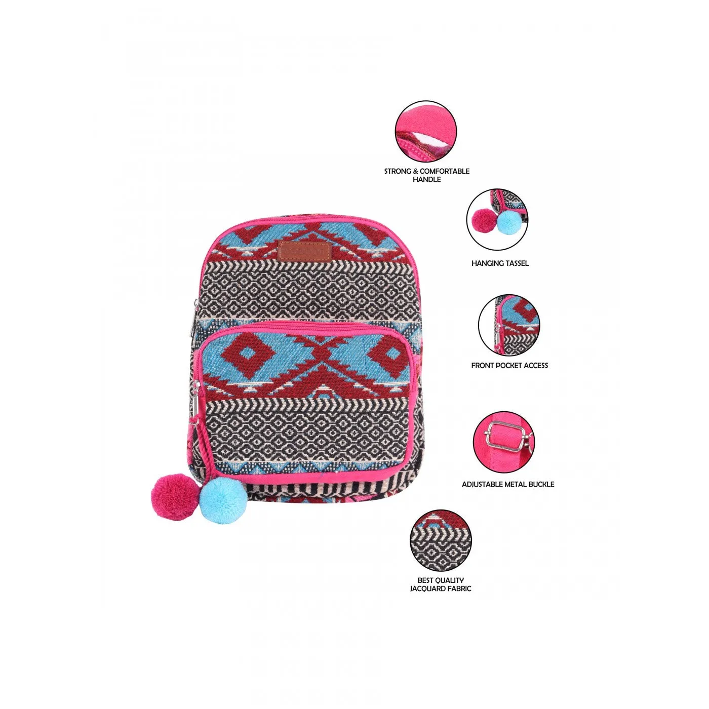 Pink Womens / Kids Backpack Small Size