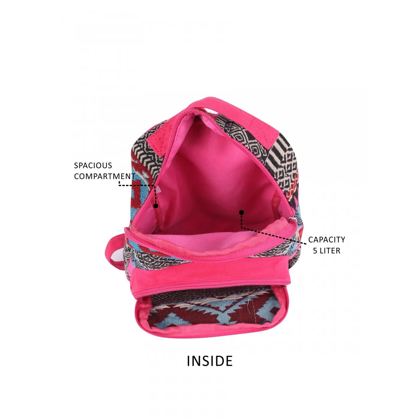 Pink Womens / Kids Backpack Small Size