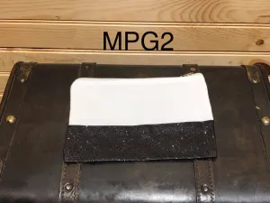 Polyester Canvas Makeup/Pouch MPG2 - Black Glitter