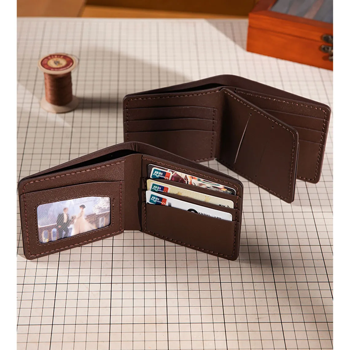 POPSEWING® Men Leather Wallet DIY Kit