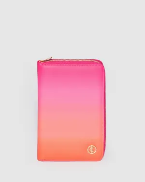 Print Talissa Plain Travel Wallet