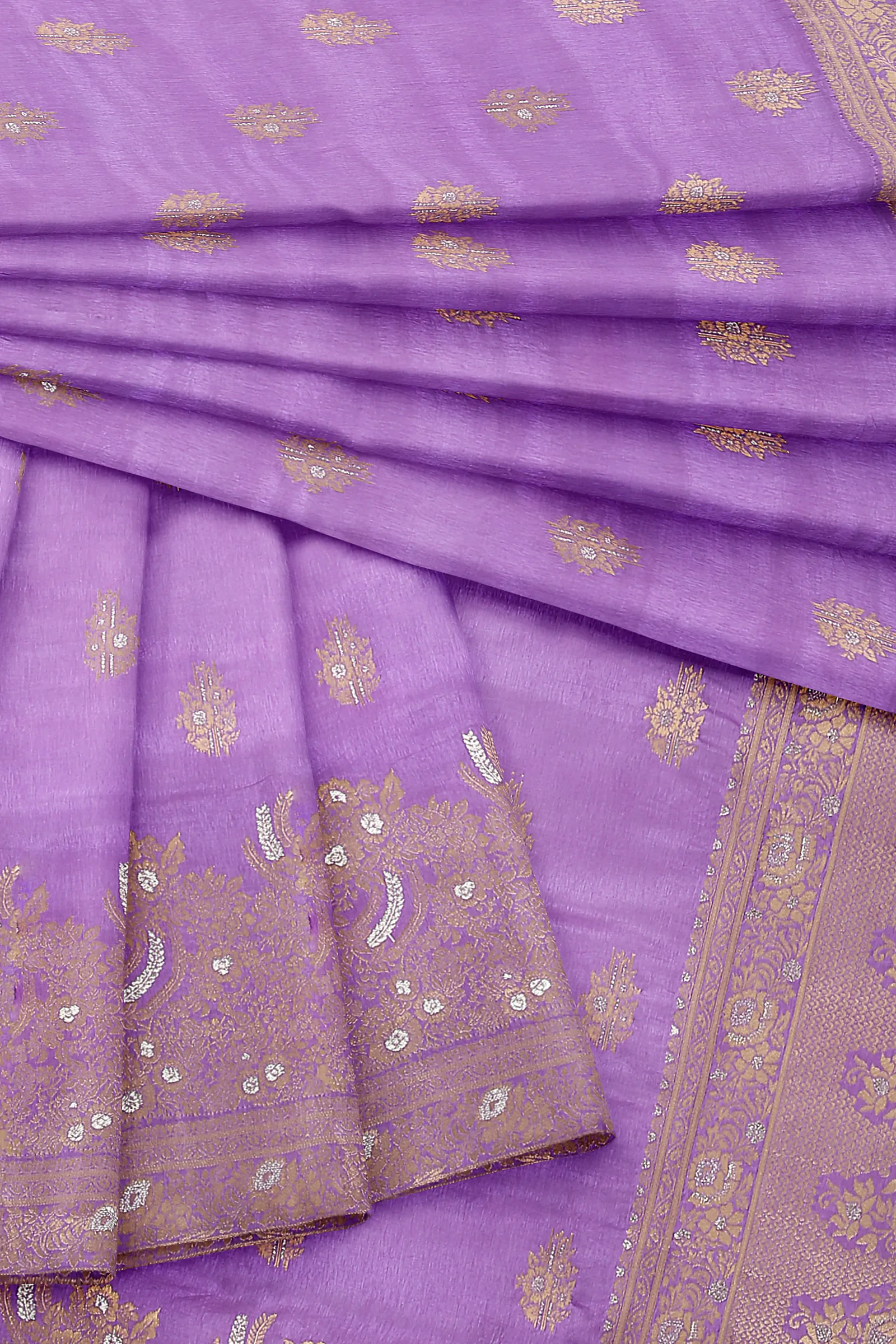 Purple Color Traditional Banarasi silk beautiful saree