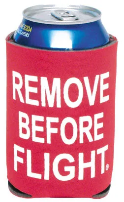 RBF Remove Before Flight Can Koozie