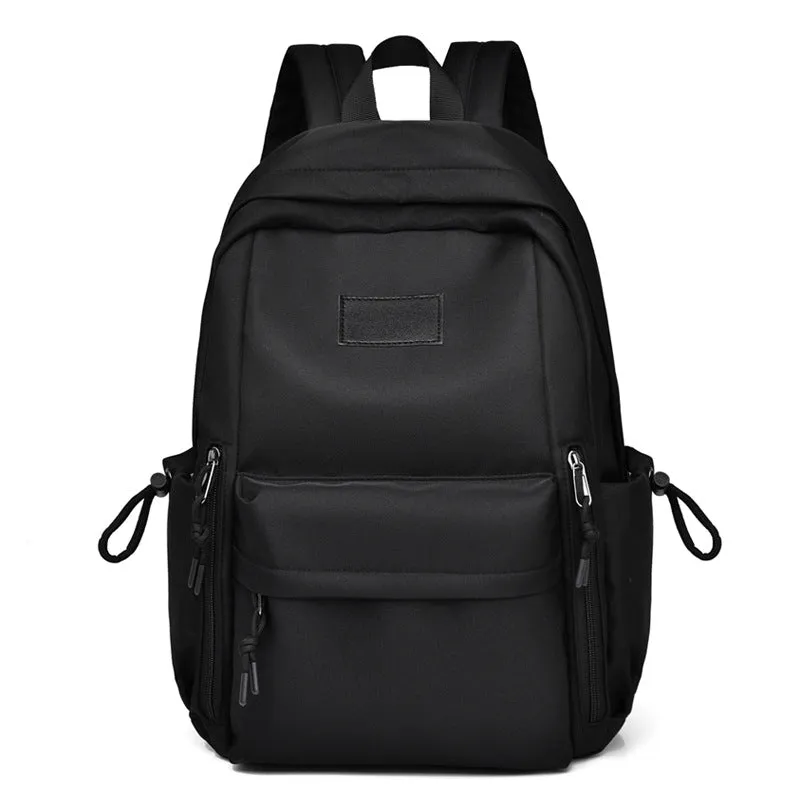 School Season New Casual Backpack Simple Backpack Middle School Students College Student Fashion Large-Capacity Backpack