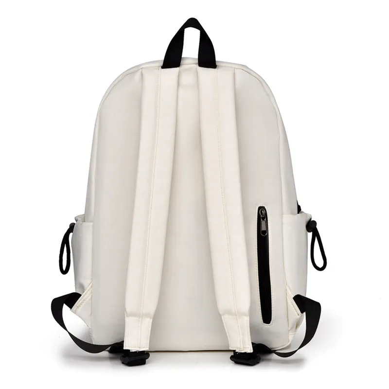 School Season New Casual Backpack Simple Backpack Middle School Students College Student Fashion Large-Capacity Backpack