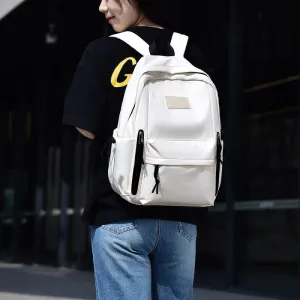 School Season New Casual Backpack Simple Backpack Middle School Students College Student Fashion Large-Capacity Backpack