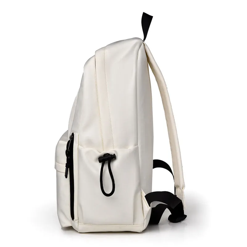 School Season New Casual Backpack Simple Backpack Middle School Students College Student Fashion Large-Capacity Backpack