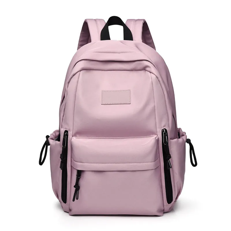 School Season New Casual Backpack Simple Backpack Middle School Students College Student Fashion Large-Capacity Backpack