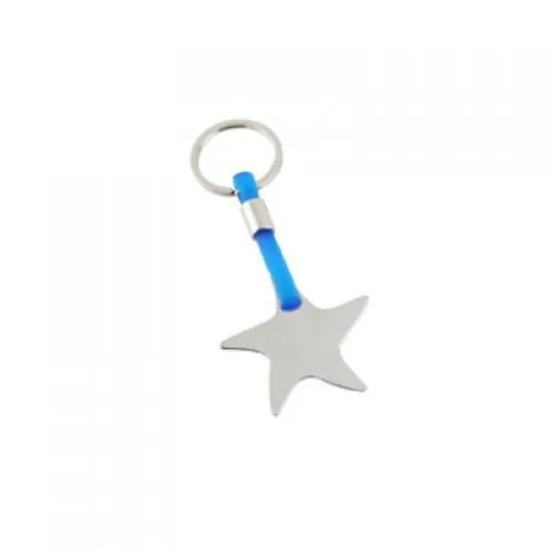 Sea Star Metal Keychain