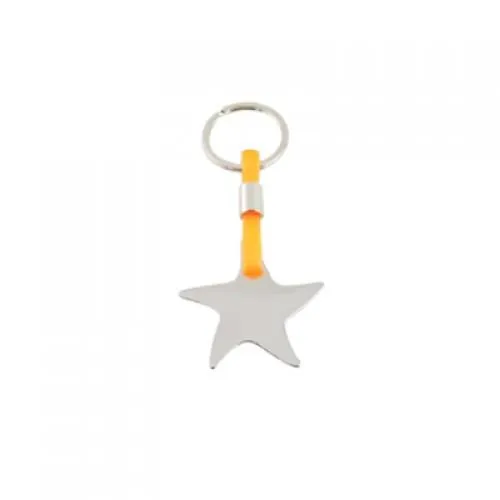 Sea Star Metal Keychain