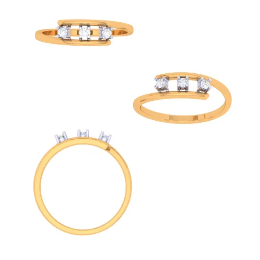 Sleek And Beautiful Gold Ring
