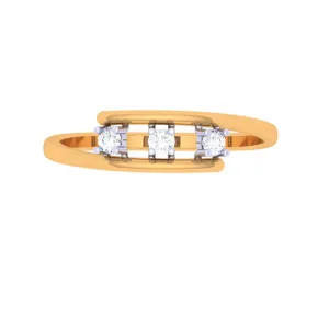 Sleek And Beautiful Gold Ring
