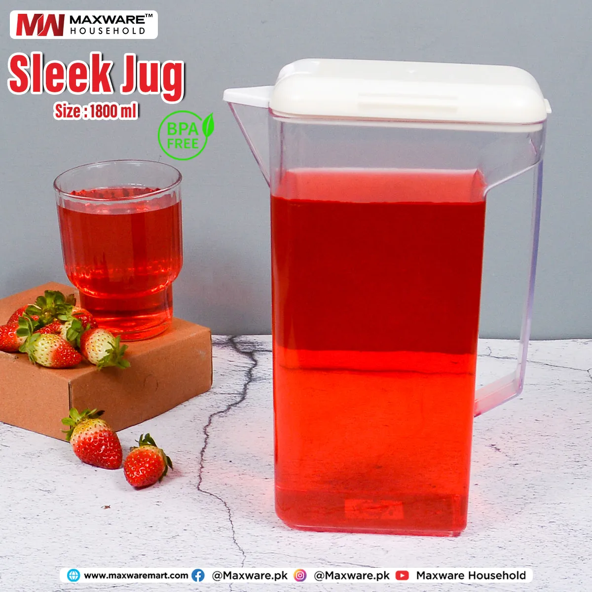 Sleek Jug (1800 ml)