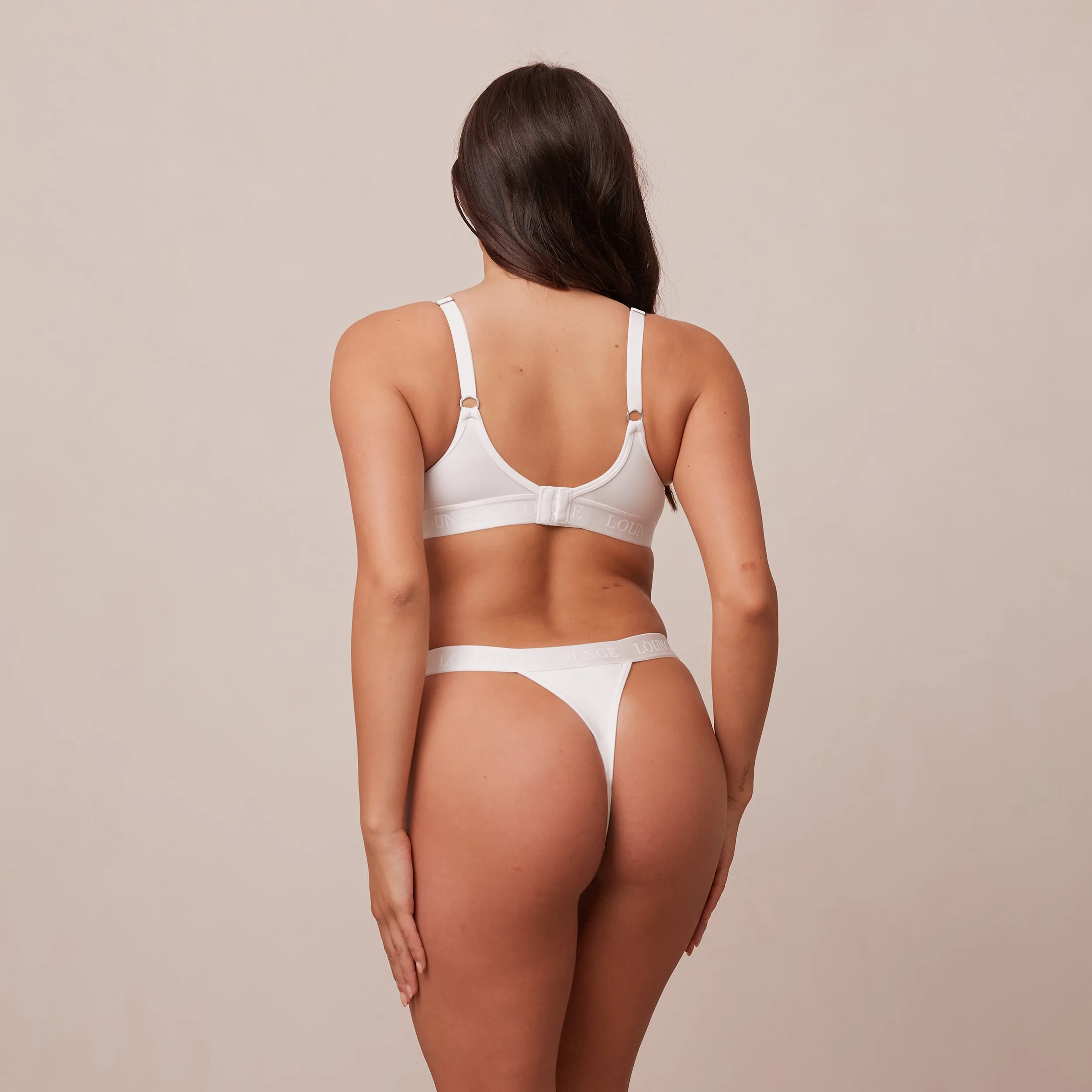 Sleek Mindful Bra  - White