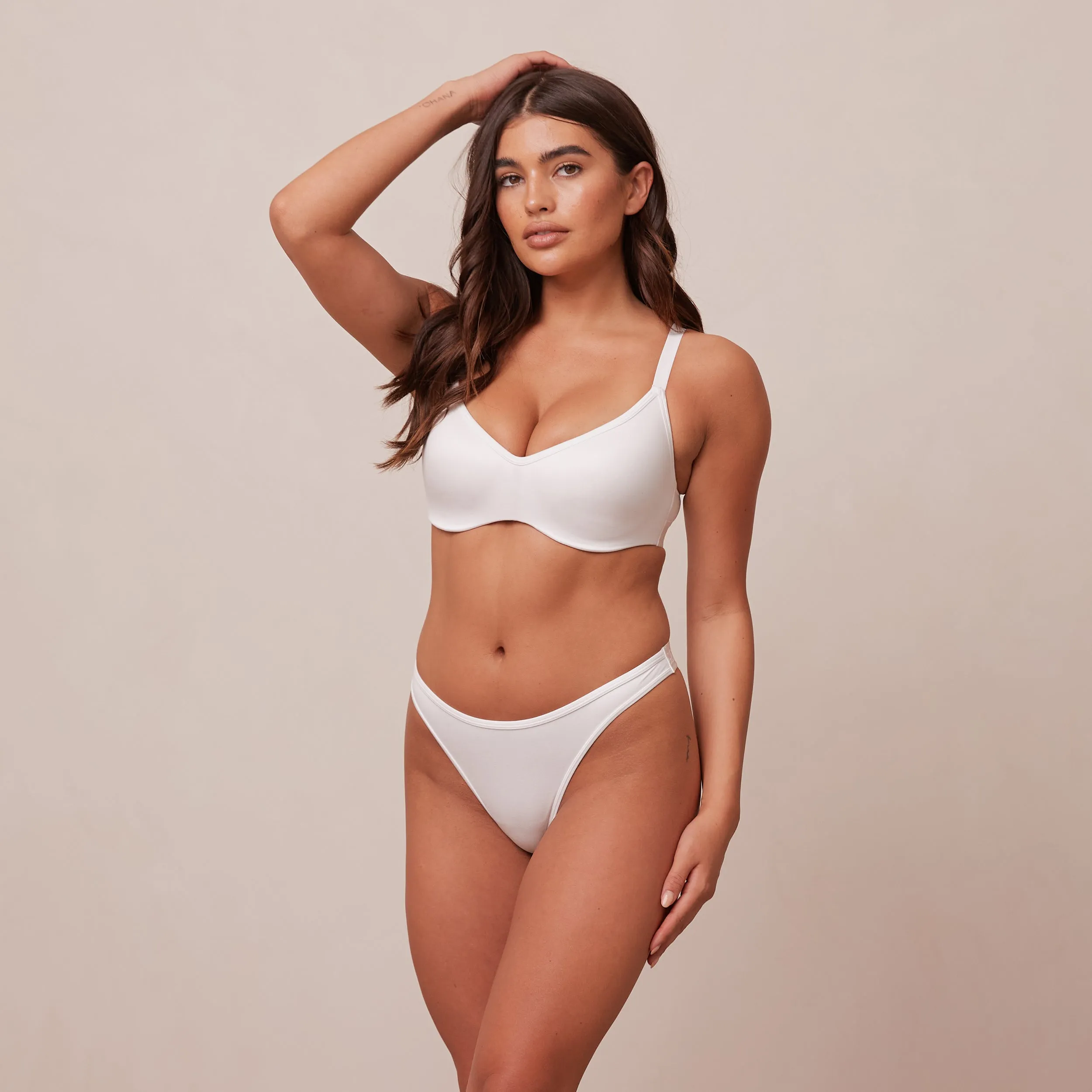 Sleek Mindful Bra  - White
