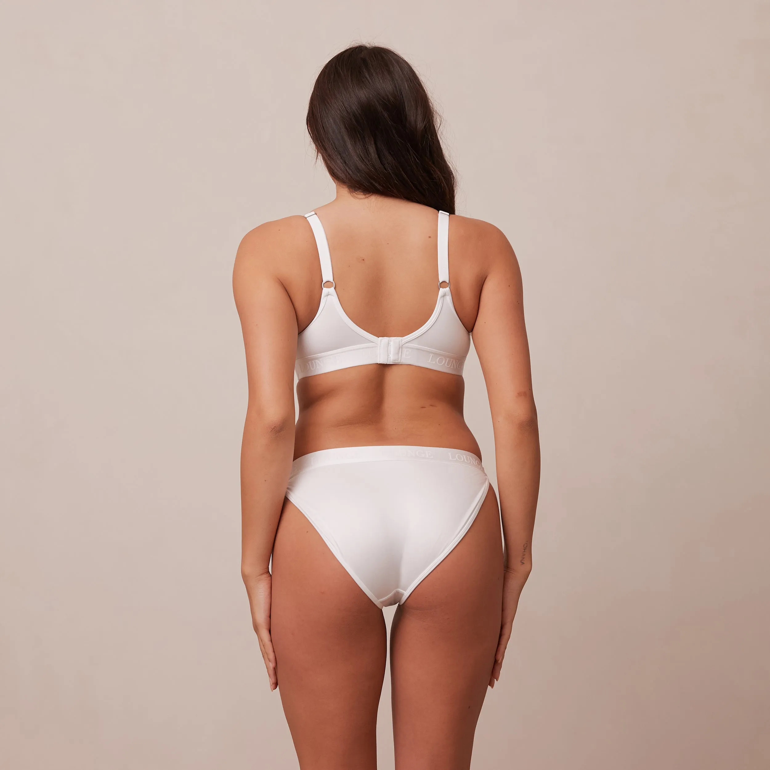 Sleek Mindful Bra  - White