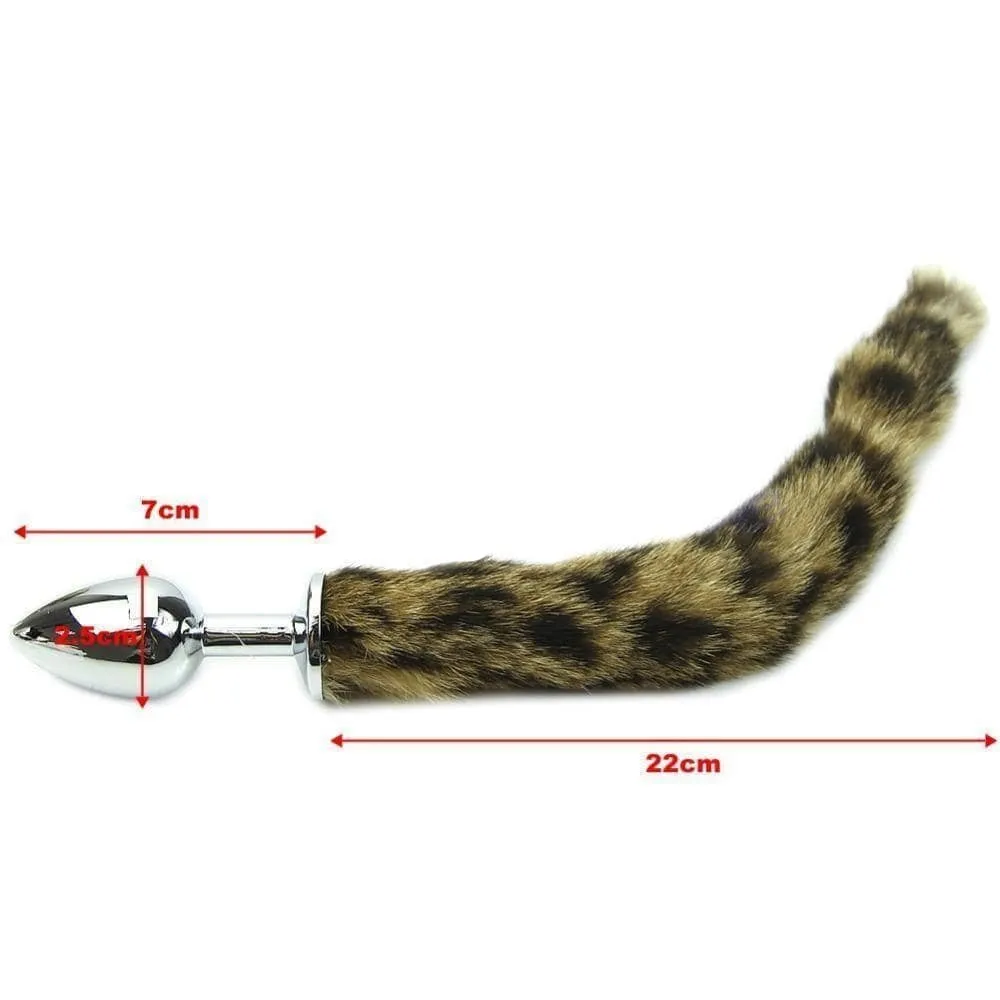 Sleek Steel Raccoon Plug, 8"