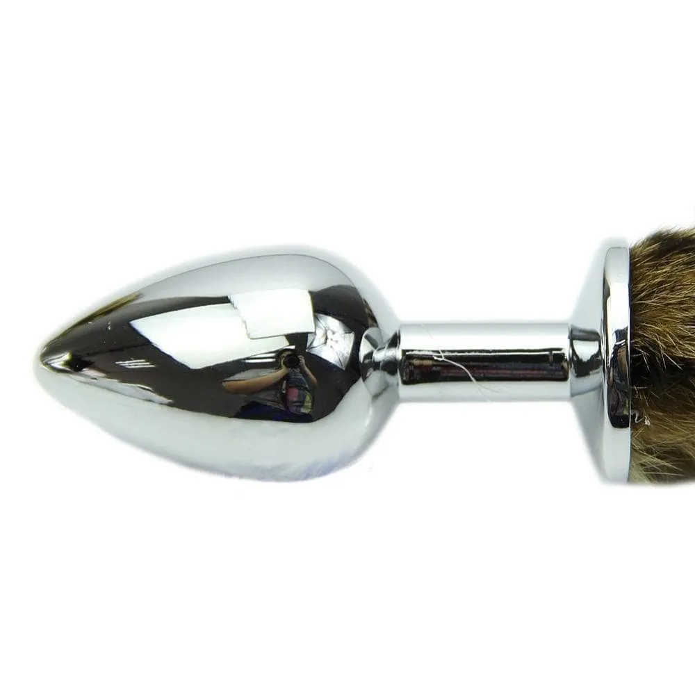 Sleek Steel Raccoon Plug, 8"