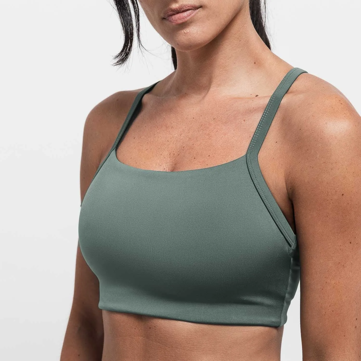 Sleek V-Back Sports Bra