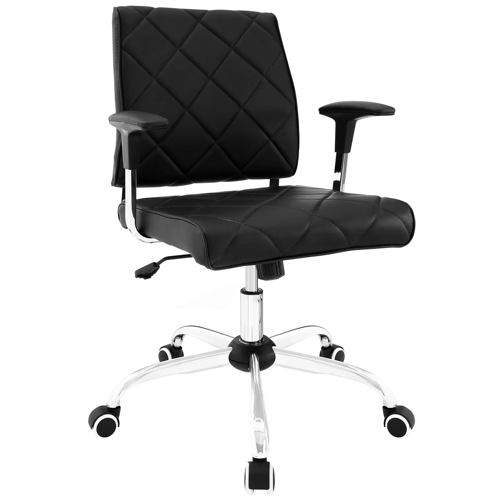 Sleek Vinyl Office Chair