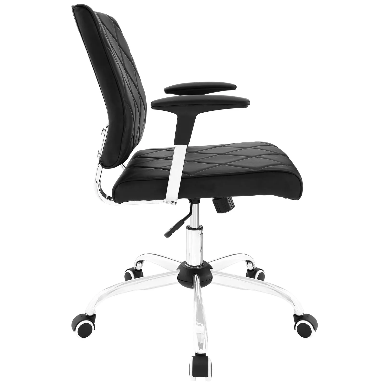 Sleek Vinyl Office Chair