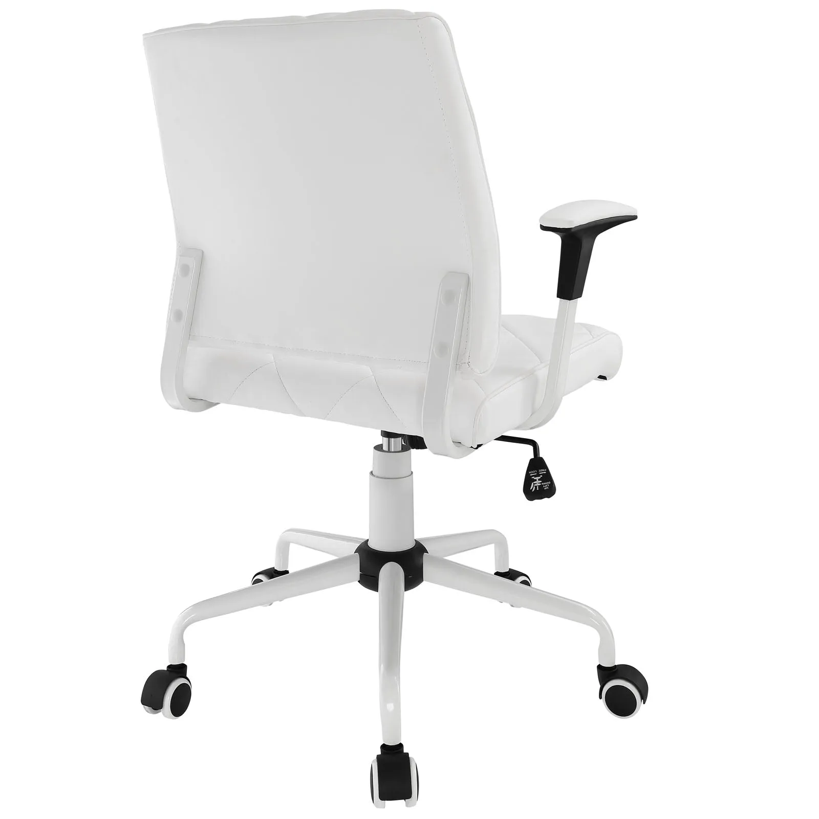 Sleek Vinyl Office Chair