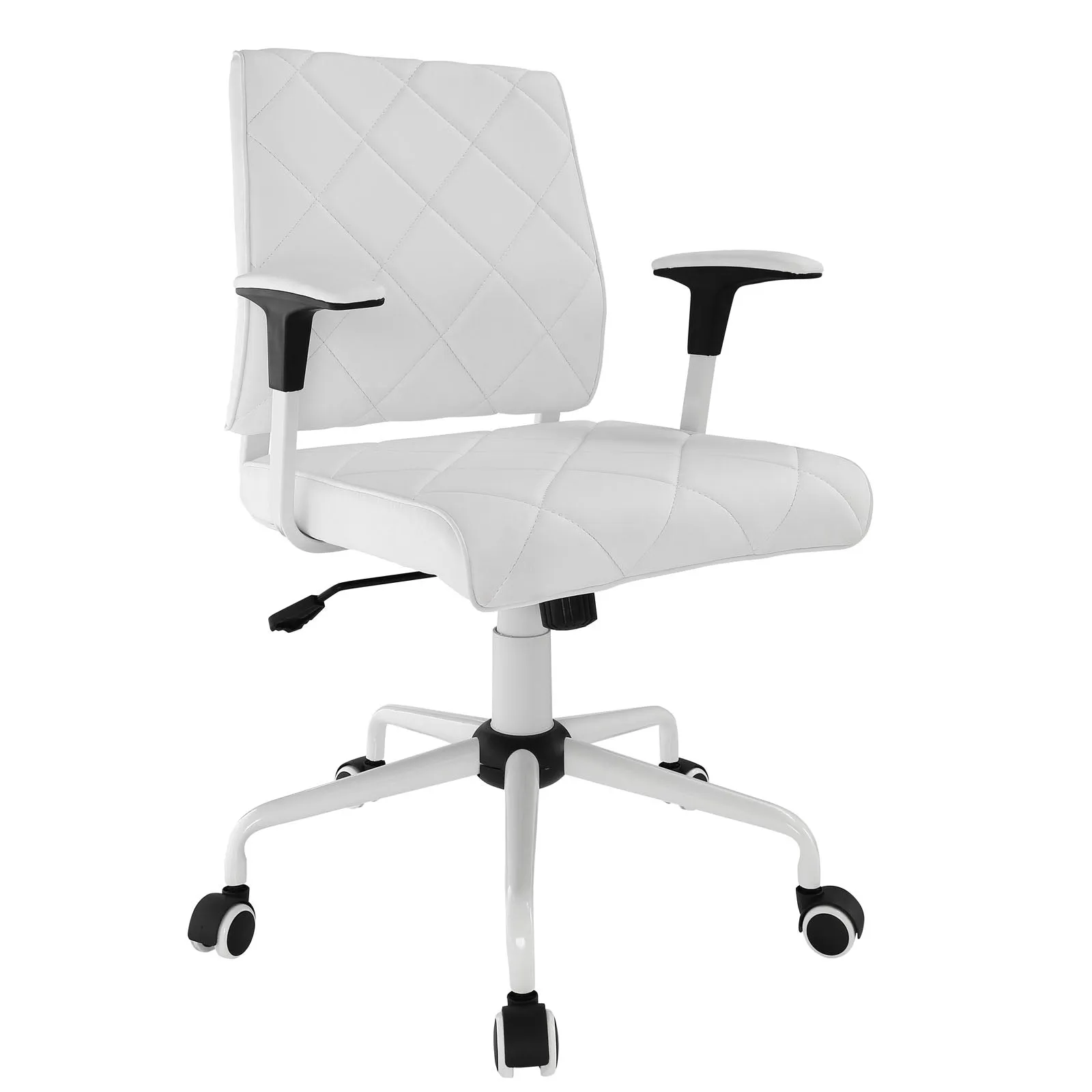 Sleek Vinyl Office Chair