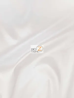 Solid Polyester Taffeta 58"/60" Fabric / White / Sold By The Yard
