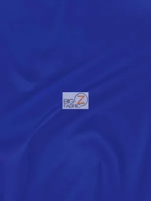 Solid Polyester Taffeta Fabric - Royal Blue - 50 Yard Bolt/Roll