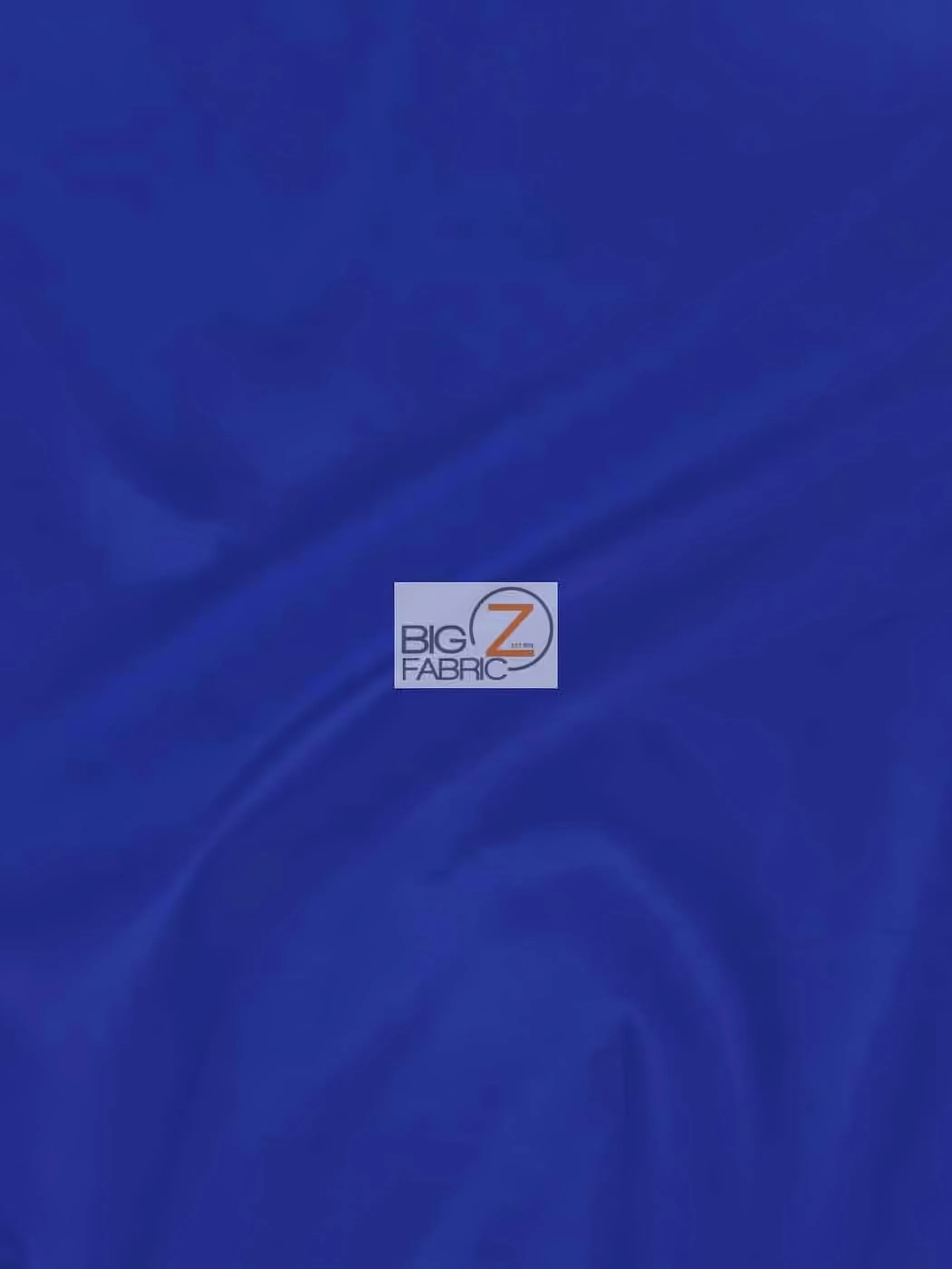 Solid Polyester Taffeta Fabric - Royal Blue - 50 Yard Bolt/Roll