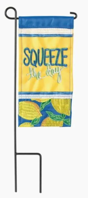 Squeeze The Day Garden Flag