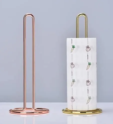 Stainless Steel Tissue Roll Holder-Rose Gold