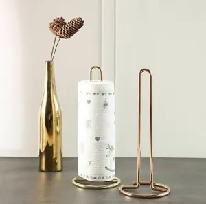 Stainless Steel Tissue Roll Holder-Rose Gold