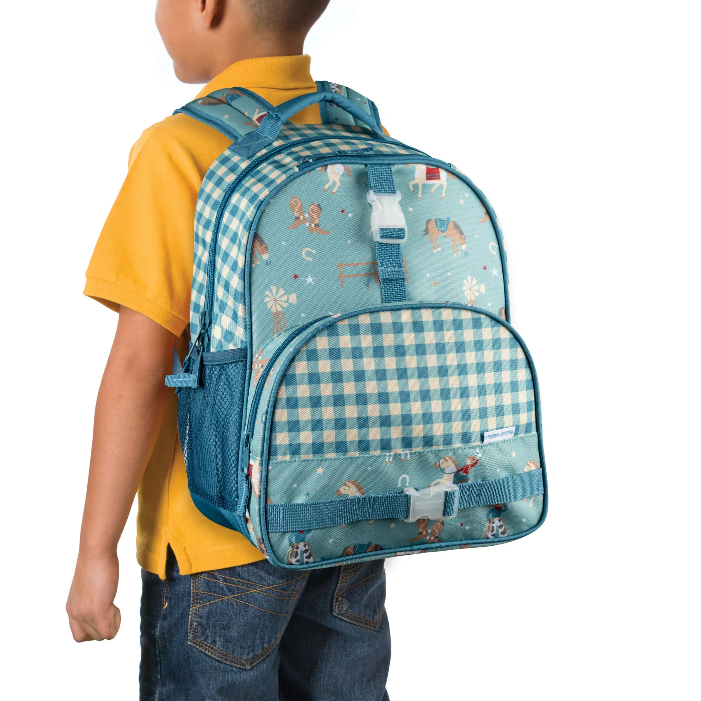 Stephen Joseph All Over Print Backpack, Western Cowboy