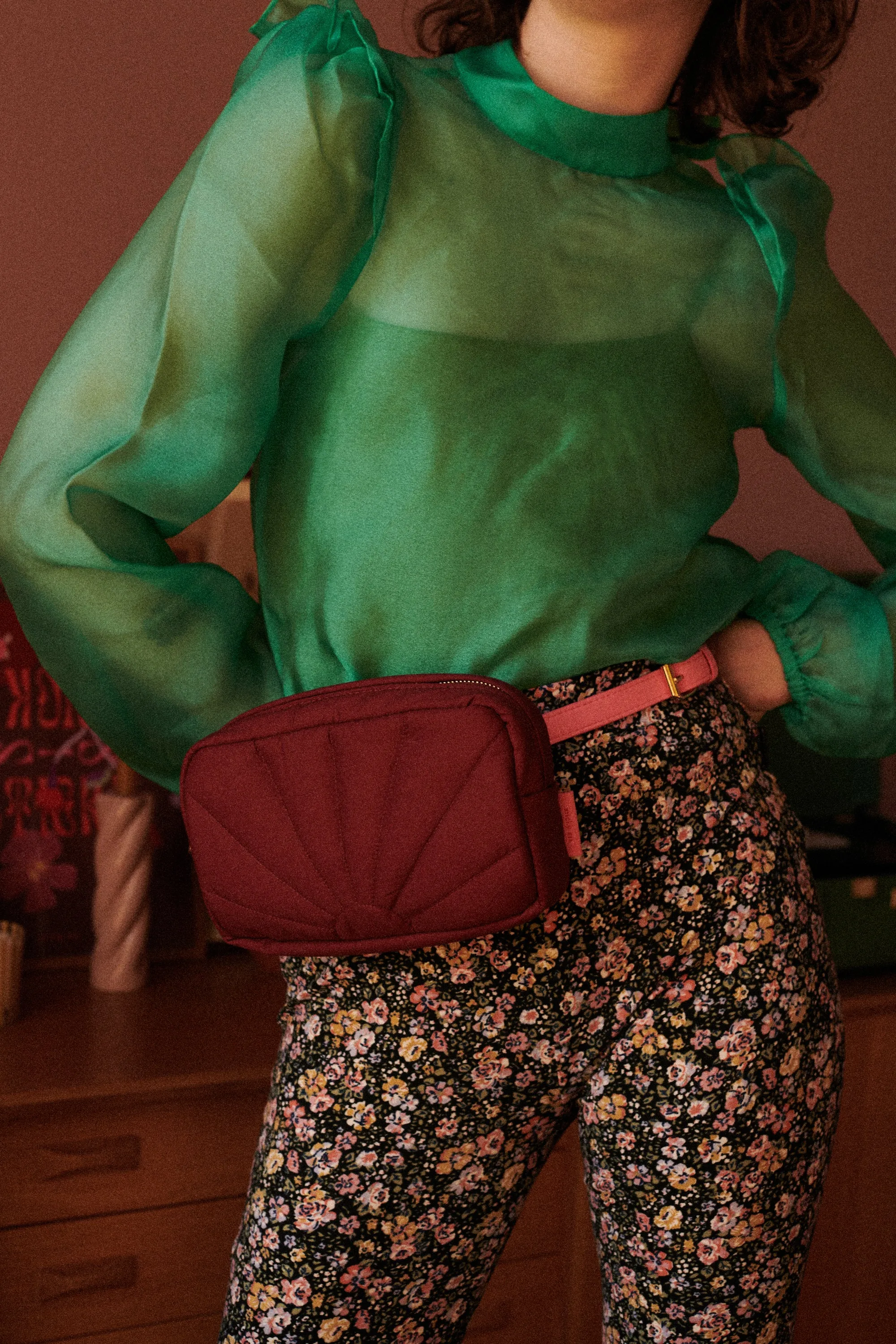Sticky Sis Quilted Belt Bag