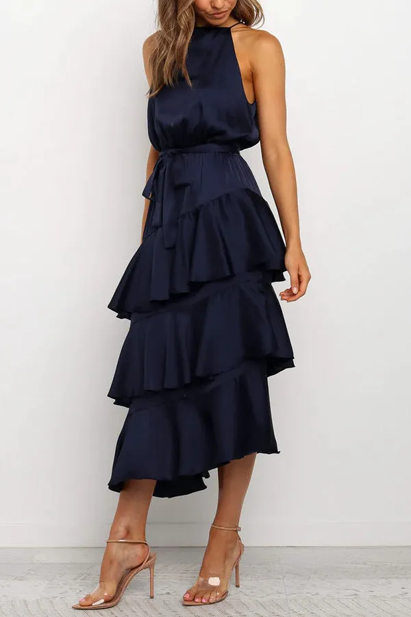 Summer suspender cake dress