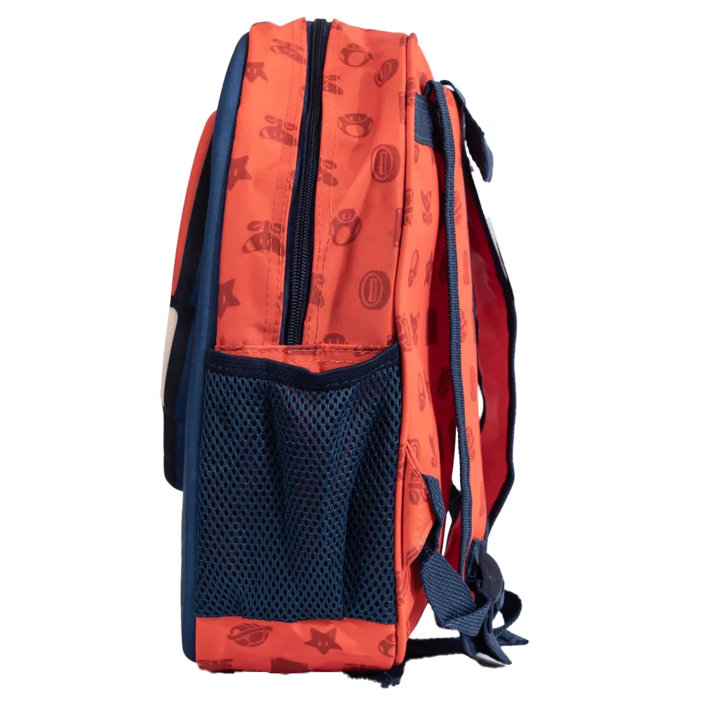 Super Mario Junior Backpack - 3D Design with Mario Front