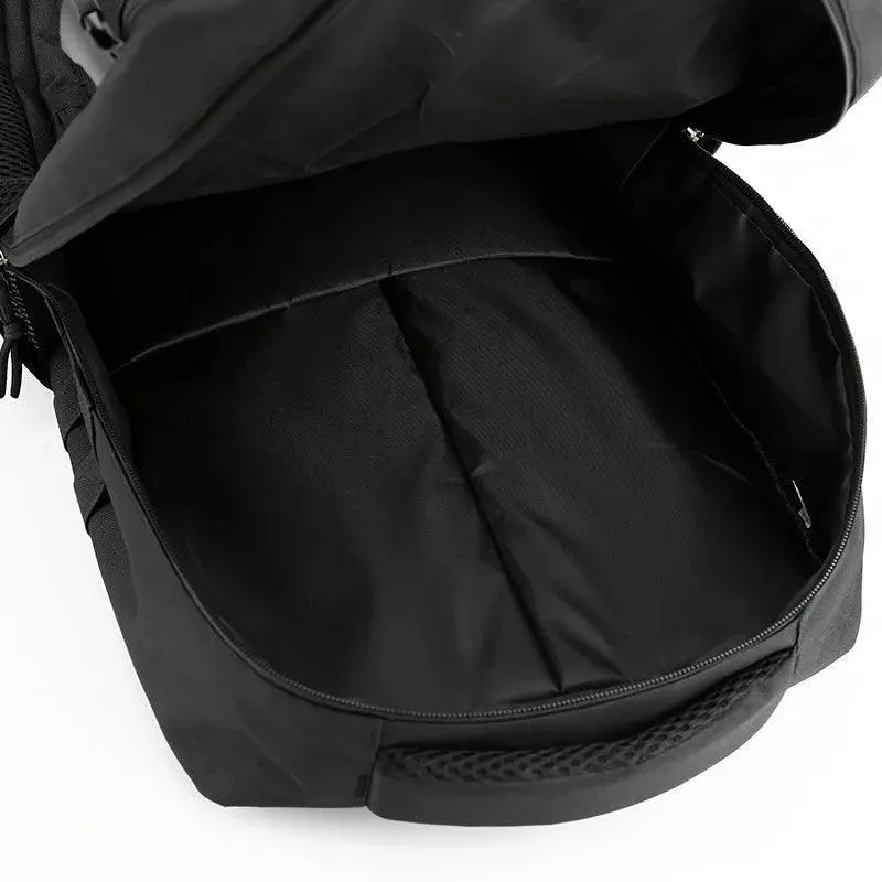 Tactical Backpack, Durable Nylon, Ergonomic Straps, Multiple Compartments, Weather-Resistant, Available in Brown Camo, Army Green, Black